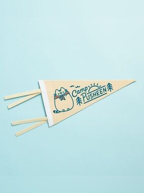 Pusheen Camp Triangle Pennant Banner Flag Summer 2020 Exclusive Culturefly Box